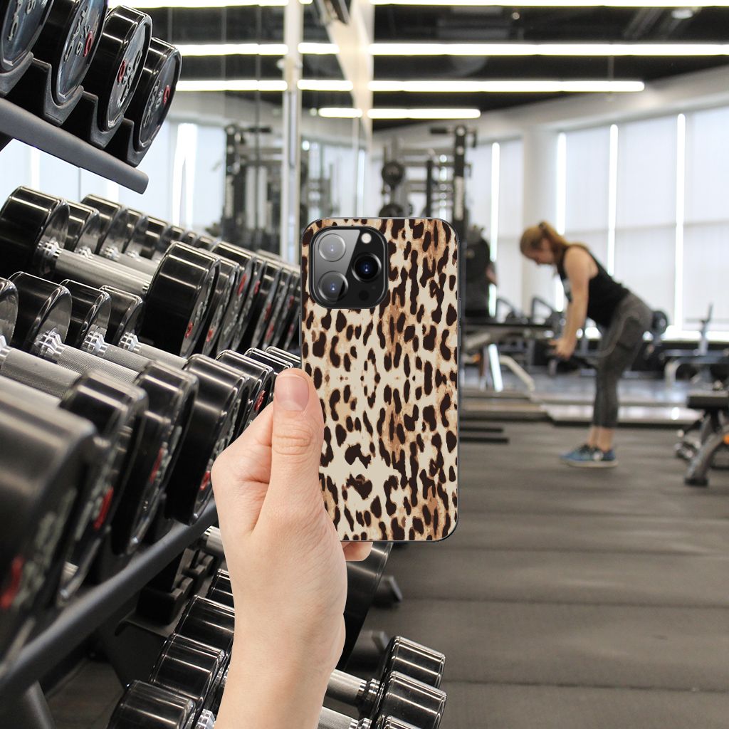 iPhone 14 Pro Max Dierenprint Telefoonhoesje Leopard B2C Telecom