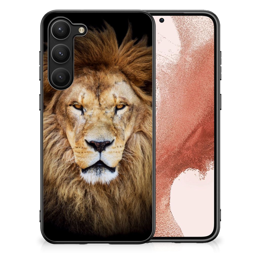 Samsung Galaxy S23 Plus Dierenprint Telefoonhoesje Leeuw B2C Telecom