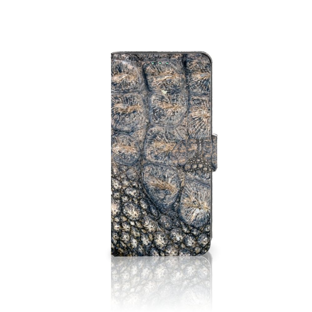 Sony Xperia 10 IV Telefoonhoesje met Pasjes Krokodillenprint