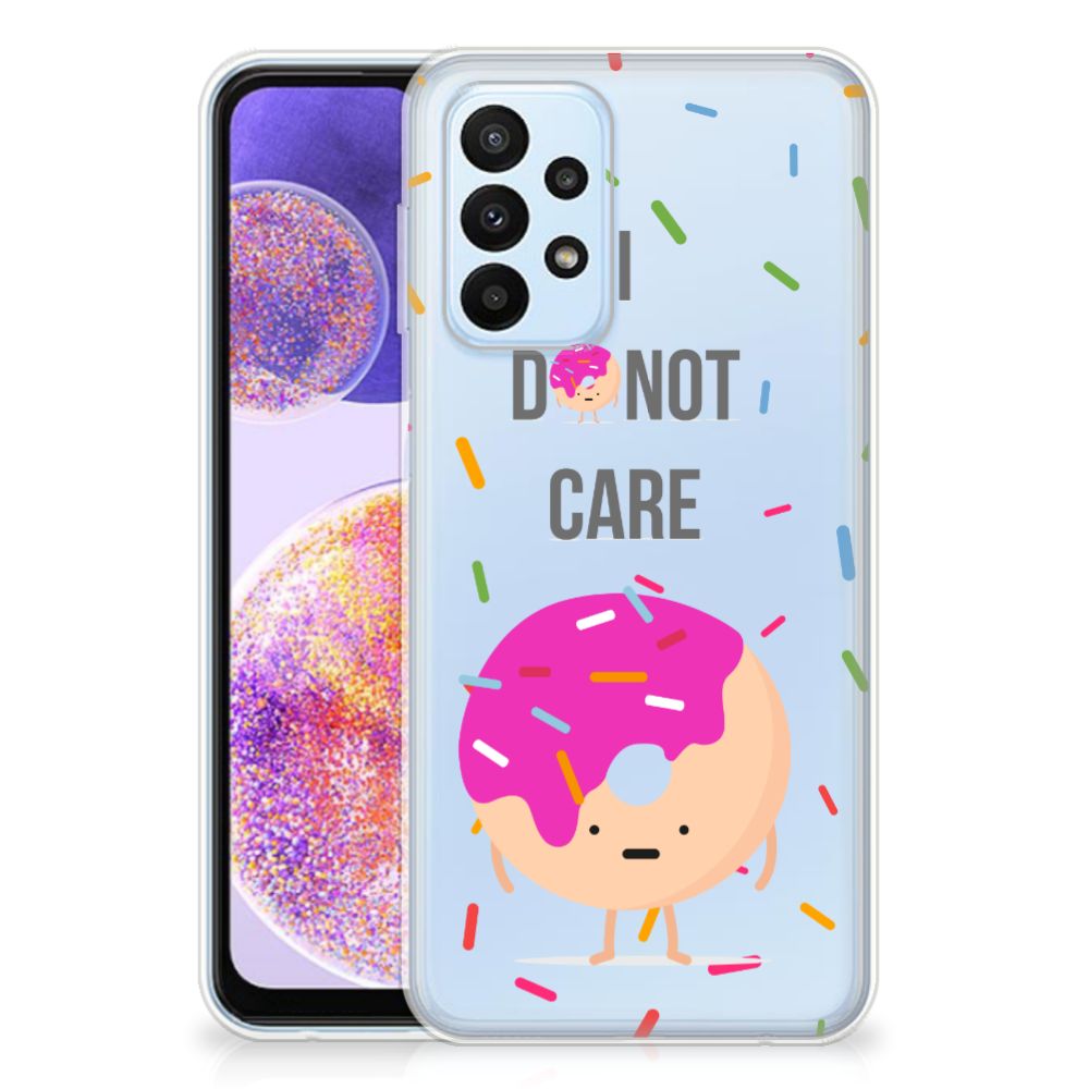Samsung Galaxy A23 Siliconen Case Donut Roze B2C Telecom