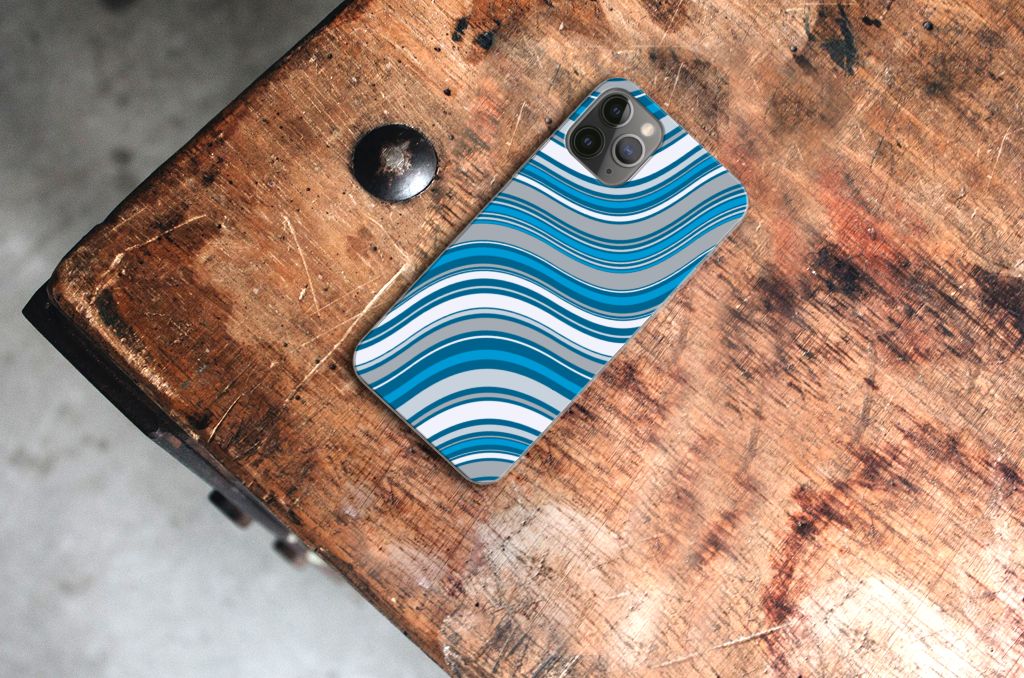 Apple iPhone 11 Pro TPU bumper Waves Blue