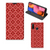 Samsung Galaxy A20s Hoesje met Magneet Batik Rood - B2C Telecom
