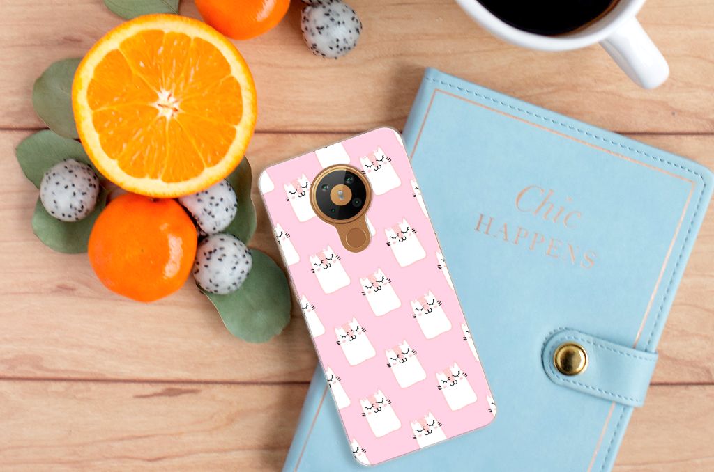 Nokia 5.3 TPU Hoesje Sleeping Cats B2C Telecom