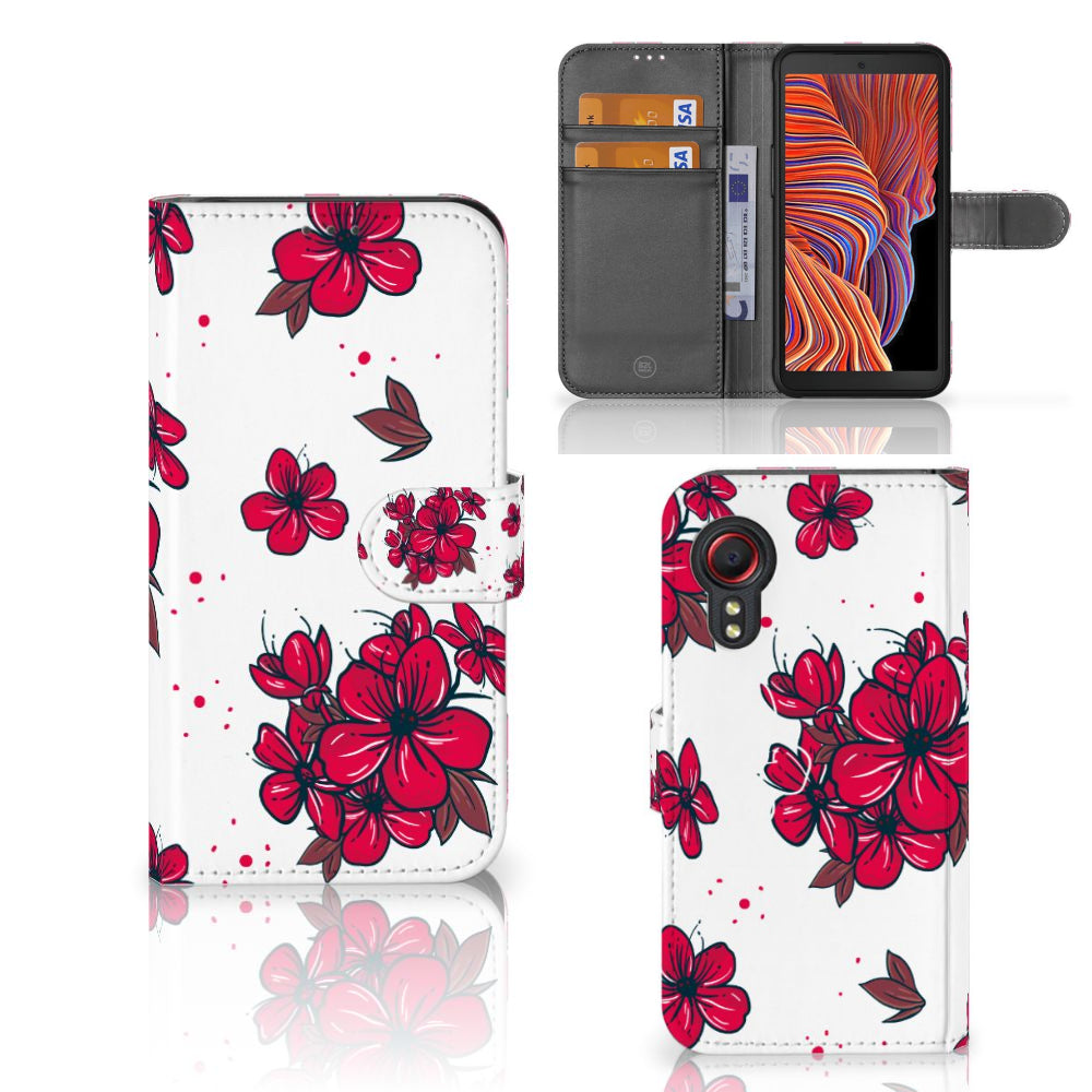 Samsung Galaxy Xcover 5 Hoesje Blossom Red