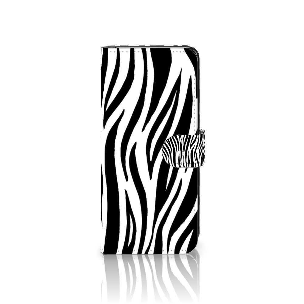 Motorola Moto G72 Telefoonhoesje met Pasjes Zebra