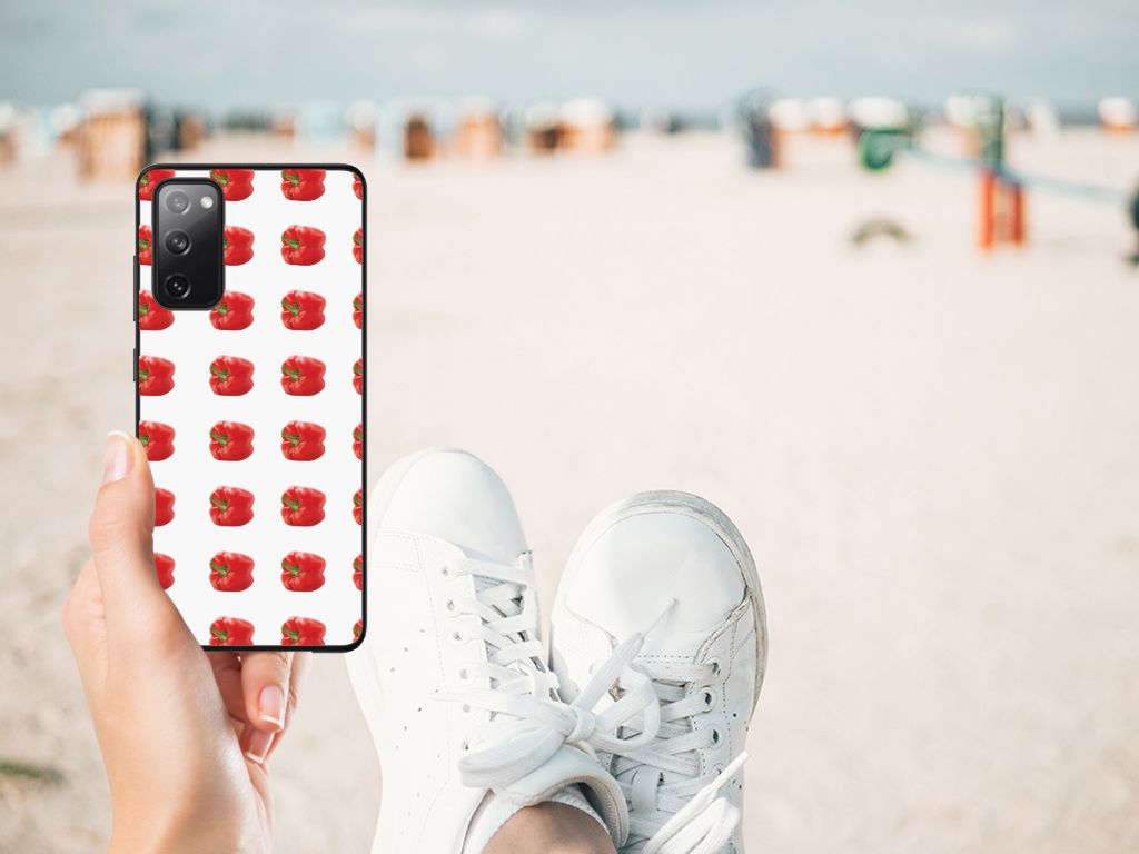 Samsung Galaxy S20 FE Back Cover Hoesje Paprika Red B2C Telecom
