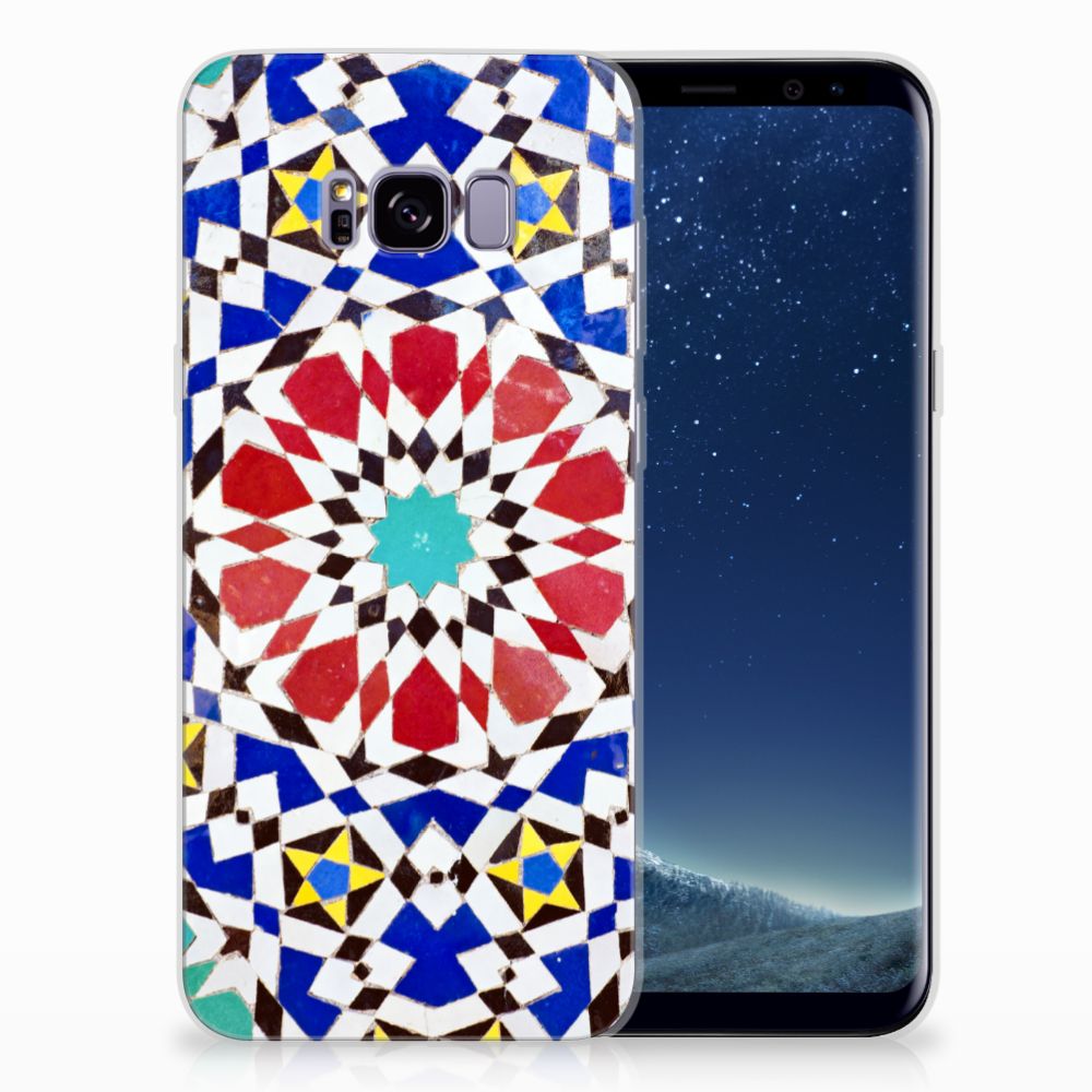 Samsung Galaxy S8 Plus TPU Siliconen Hoesje Mozaïek