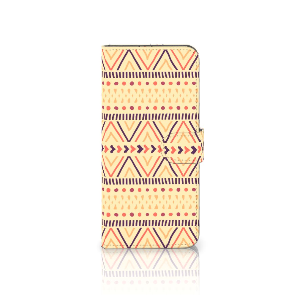 Motorola Edge 20 Lite Telefoon Hoesje Aztec Yellow