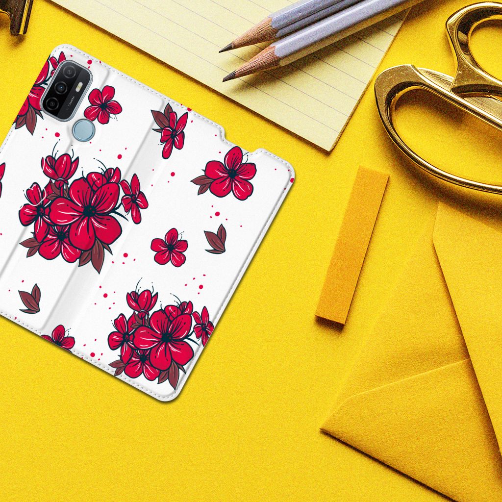 OPPO A53 | A53s Smart Cover Blossom Red - B2C Telecom