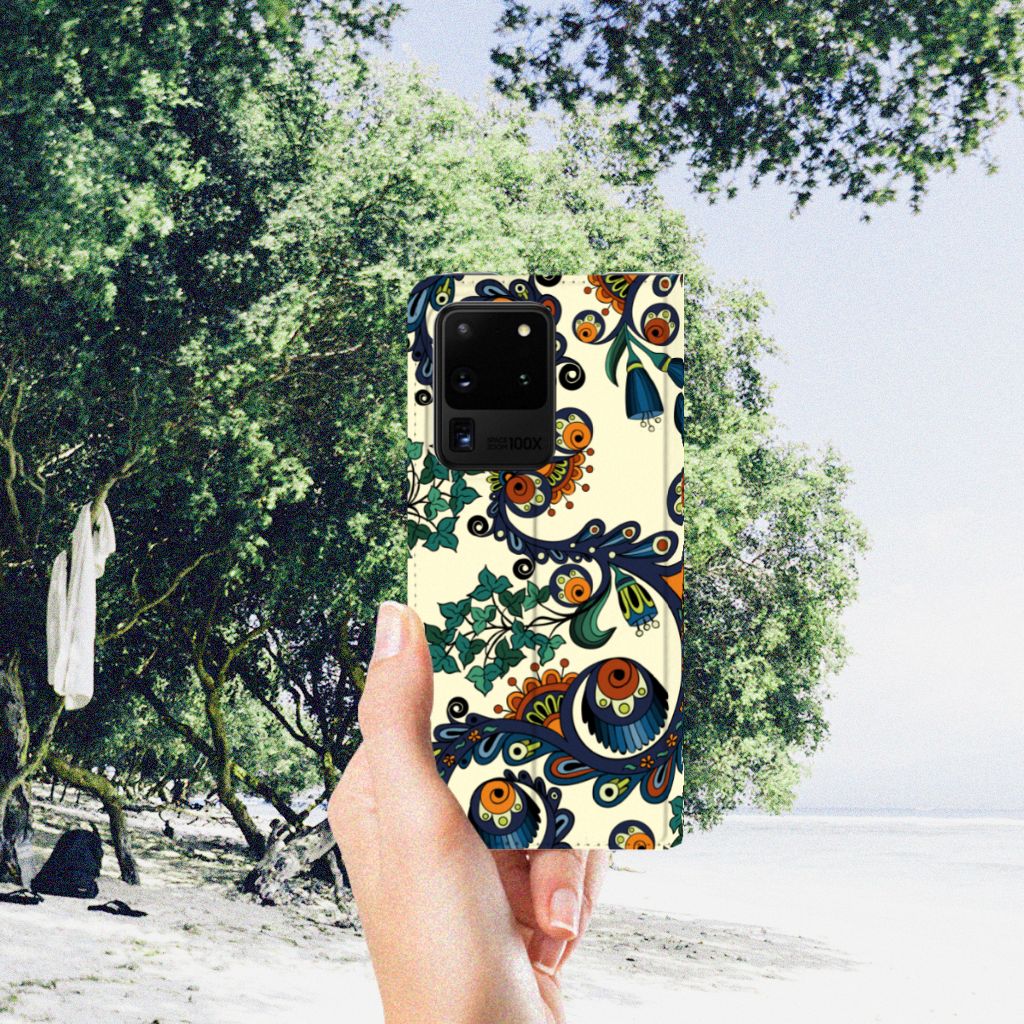 Telefoon Hoesje Samsung Galaxy S20 Ultra Barok Flower - B2C Telecom