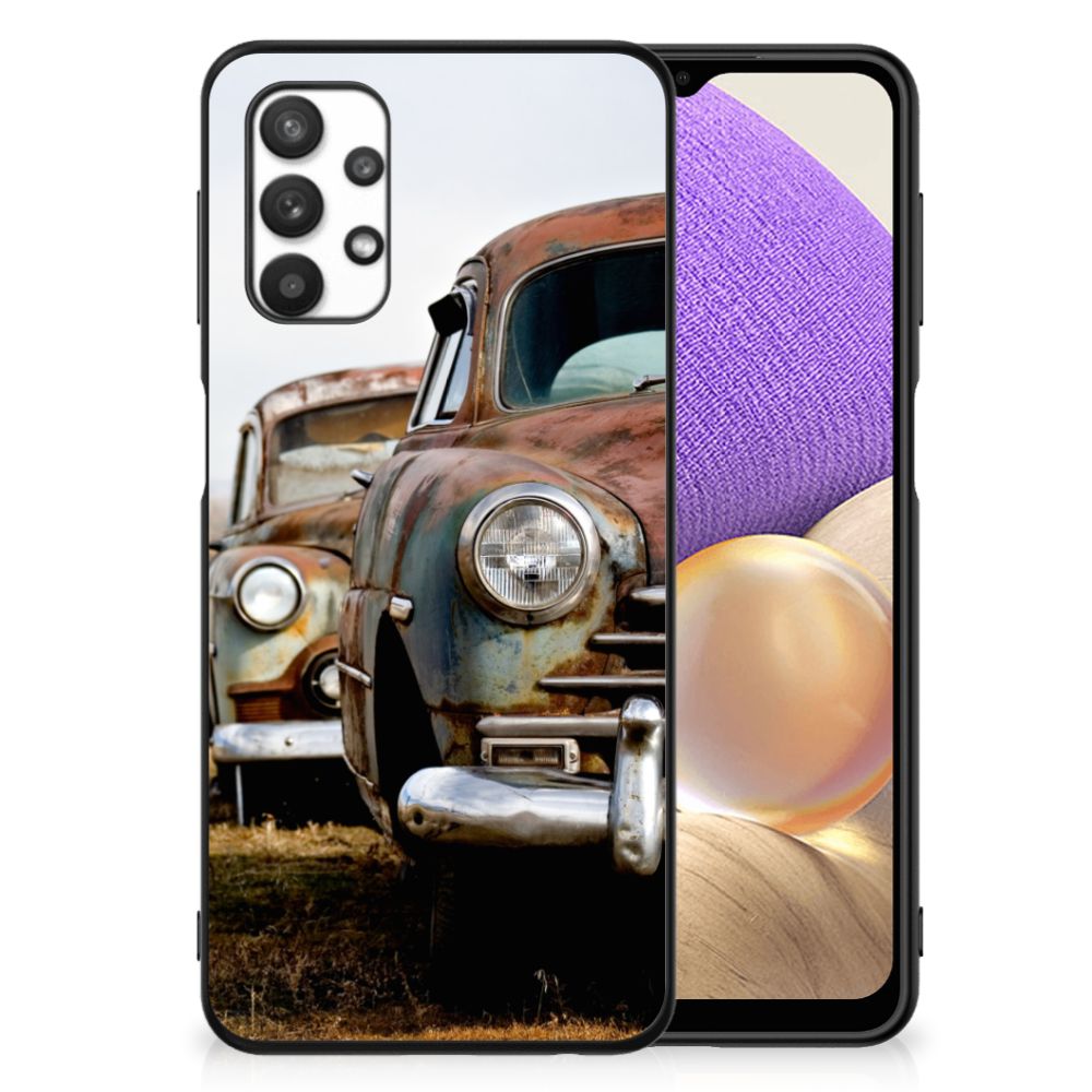 Samsung Galaxy A32 5G Silicone Back Case Vintage Auto B2C Telecom