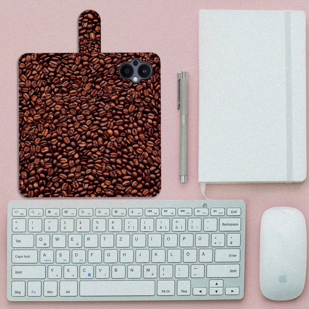 OPPO Reno 8 Lite | OnePlus Nord N20 Book Cover Koffiebonen