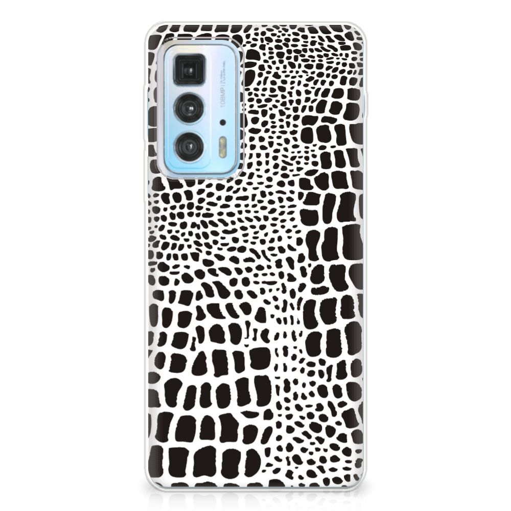 Motorola Edge 20 Pro TPU Hoesje Slangenprint