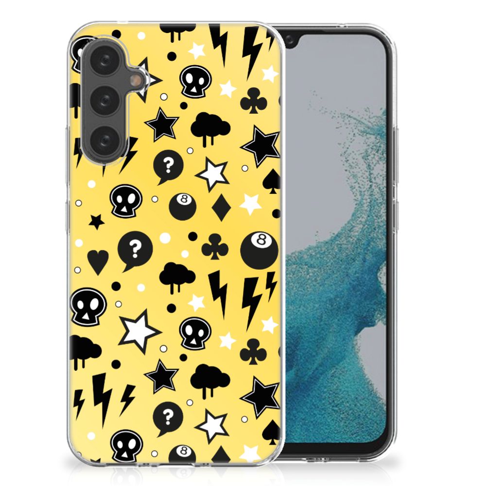 Silicone Back Case Samsung Galaxy A34 Punk Geel B2C Telecom