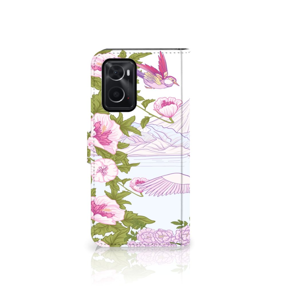 OPPO A76 | A96 Telefoonhoesje met Pasjes Bird Standing