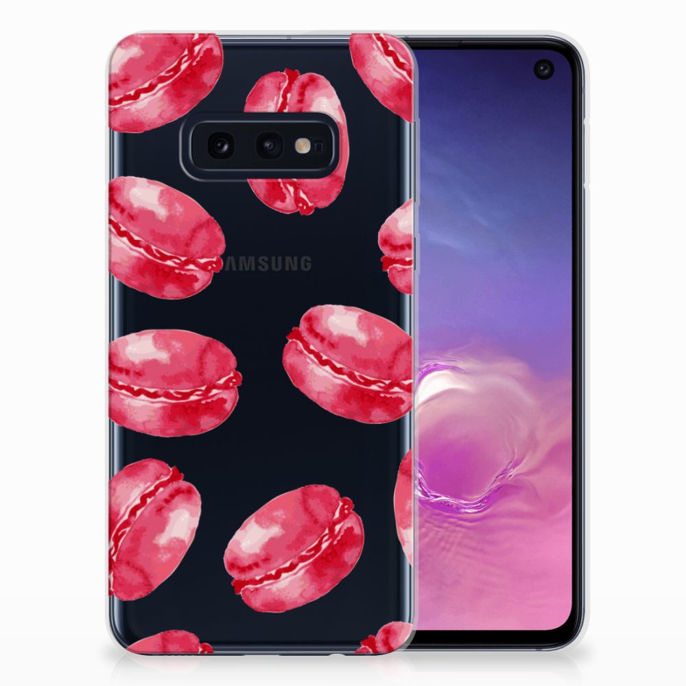 Samsung Galaxy S10e Siliconen Case Pink Macarons