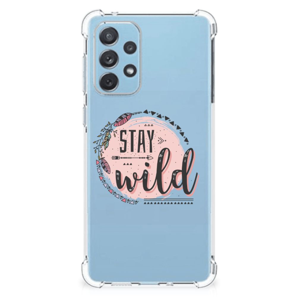 Samsung Galaxy A73 Stevig Bumper Hoesje Boho Stay Wild B2C Telecom