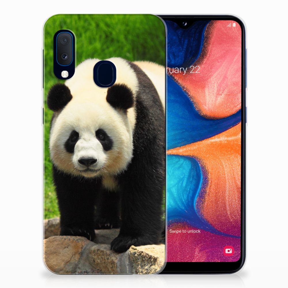 Samsung Galaxy A20e TPU Hoesje Panda