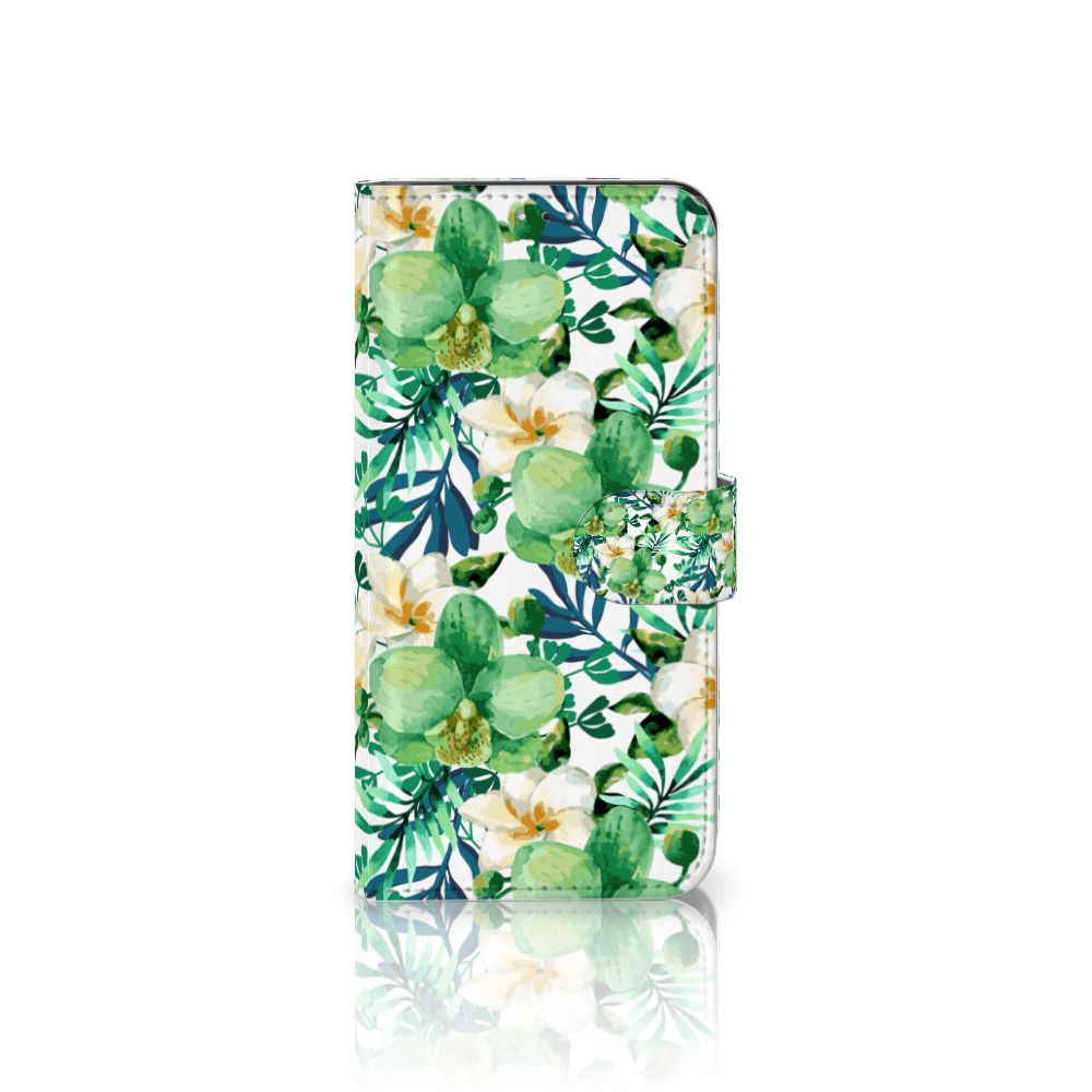 Samsung Galaxy A33 5G Hoesje Orchidee Groen