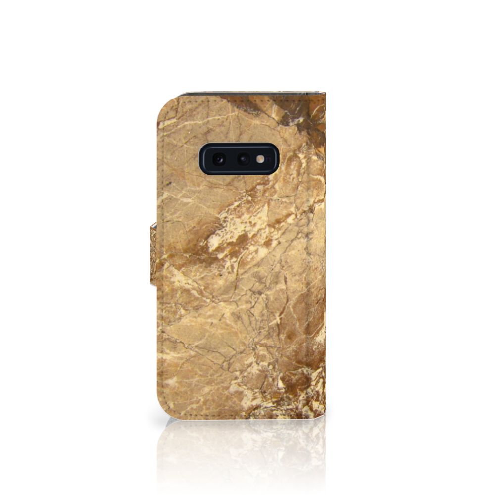 Samsung Galaxy S10e Bookcase Marmer Creme