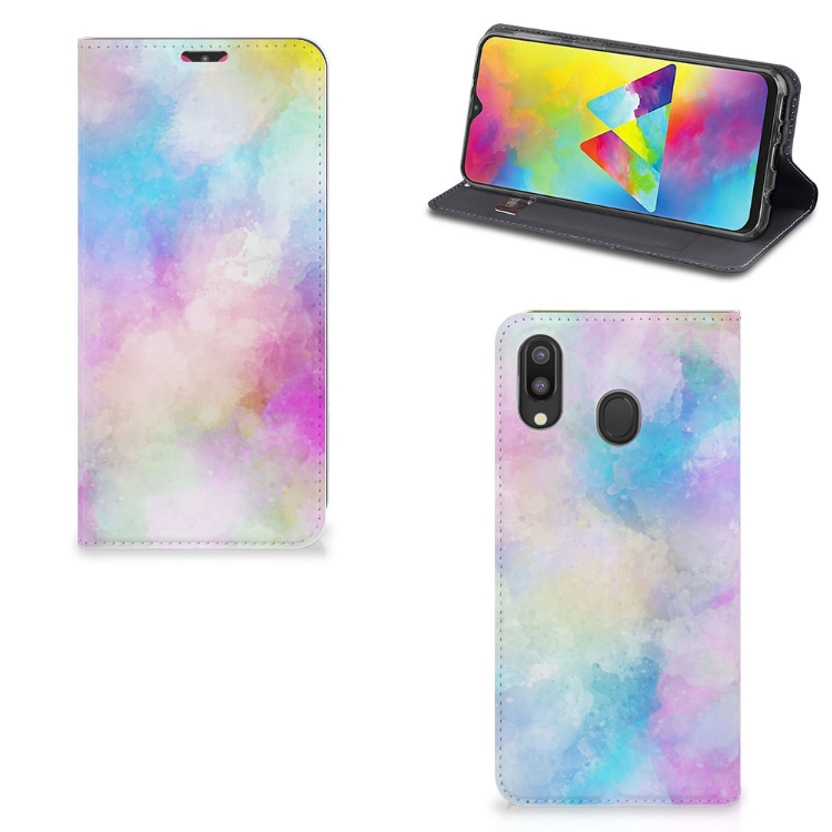 Bookcase Samsung Galaxy M20 Watercolor Light