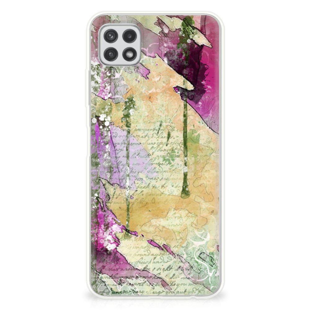 Hoesje maken Samsung Galaxy A22 5G Letter Painting B2C Telecom