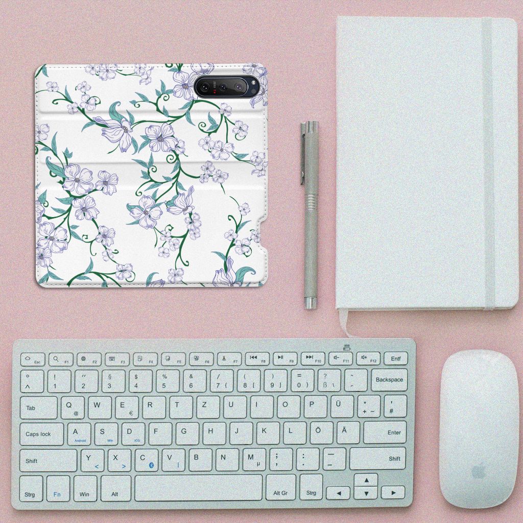 Sony Xperia 5 II Uniek Smart Cover Blossom White - B2C Telecom