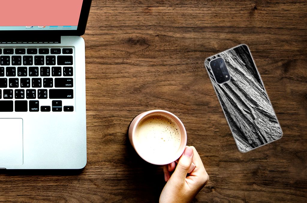 Bumper Hoesje OPPO A93 5G Boomschors Grijs B2C Telecom