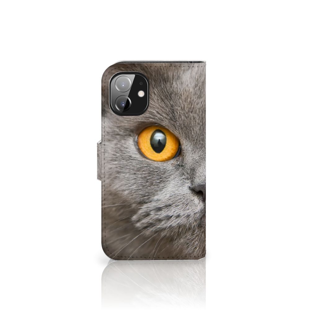 Telefoonhoesje met Pasjes Apple iPhone 12 Mini Britse Korthaar