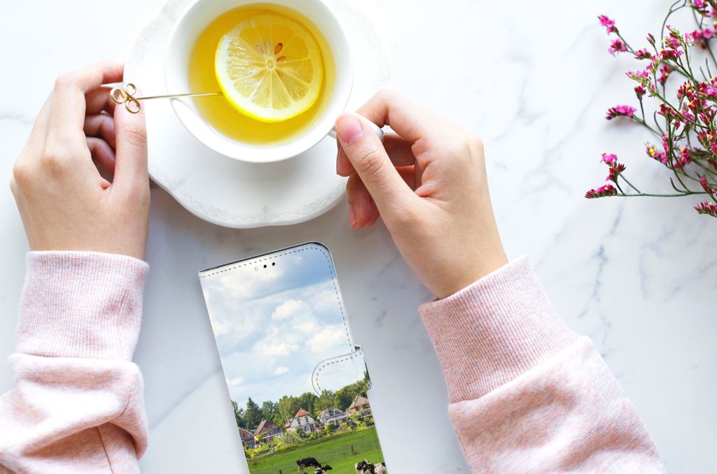 Samsung Galaxy A23 Telefoonhoesje met Pasjes Koeien