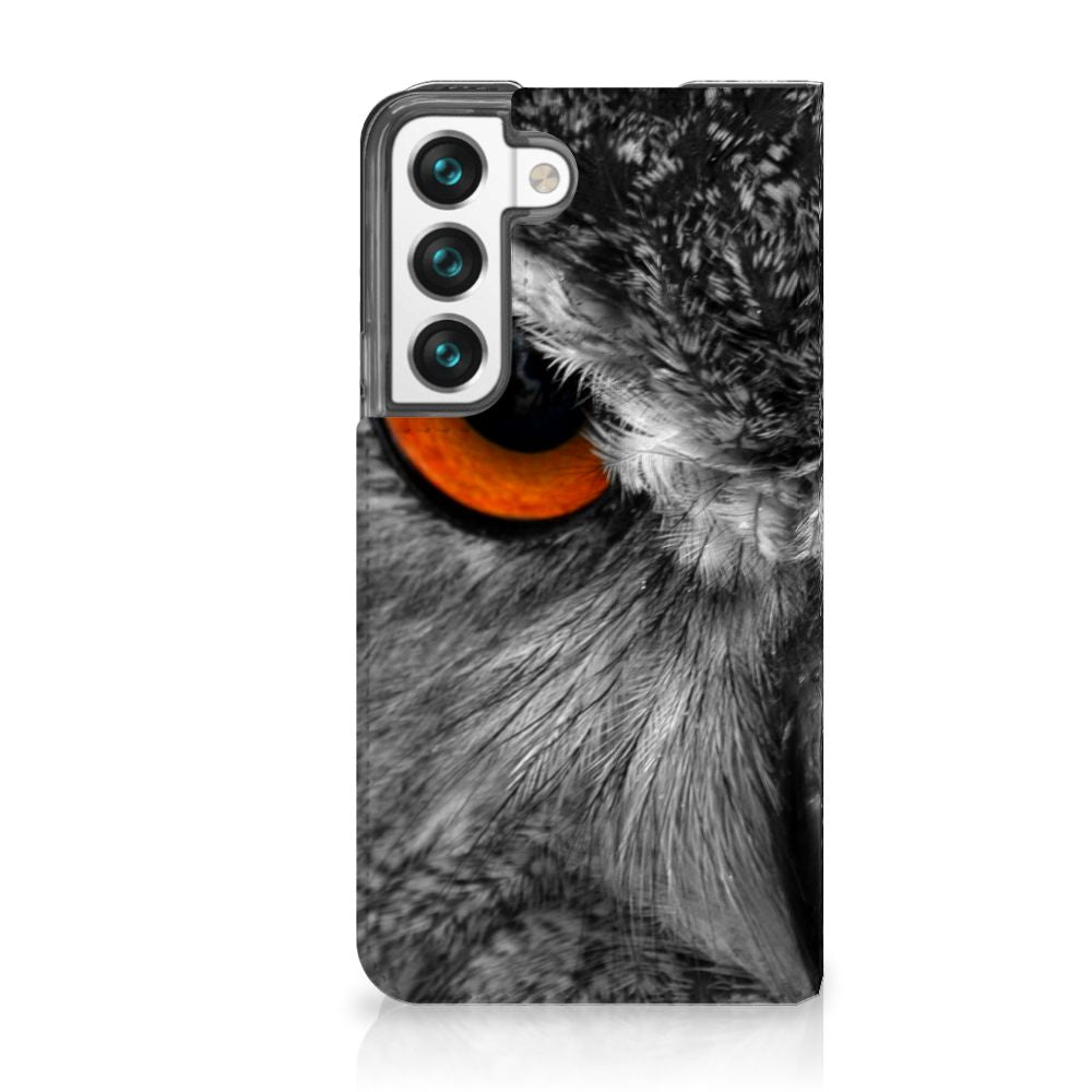 Samsung Galaxy S22 Hoesje maken Uil - B2C Telecom