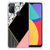 Alcatel 1S (2021) TPU Hoesje Zwart Roze Vormen B2C Telecom
