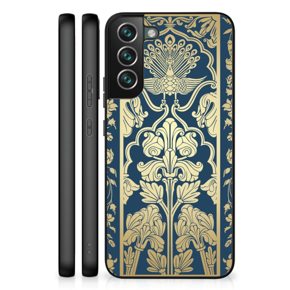 Samsung Galaxy S22 Plus Bloemen Hoesje Beige Flowers