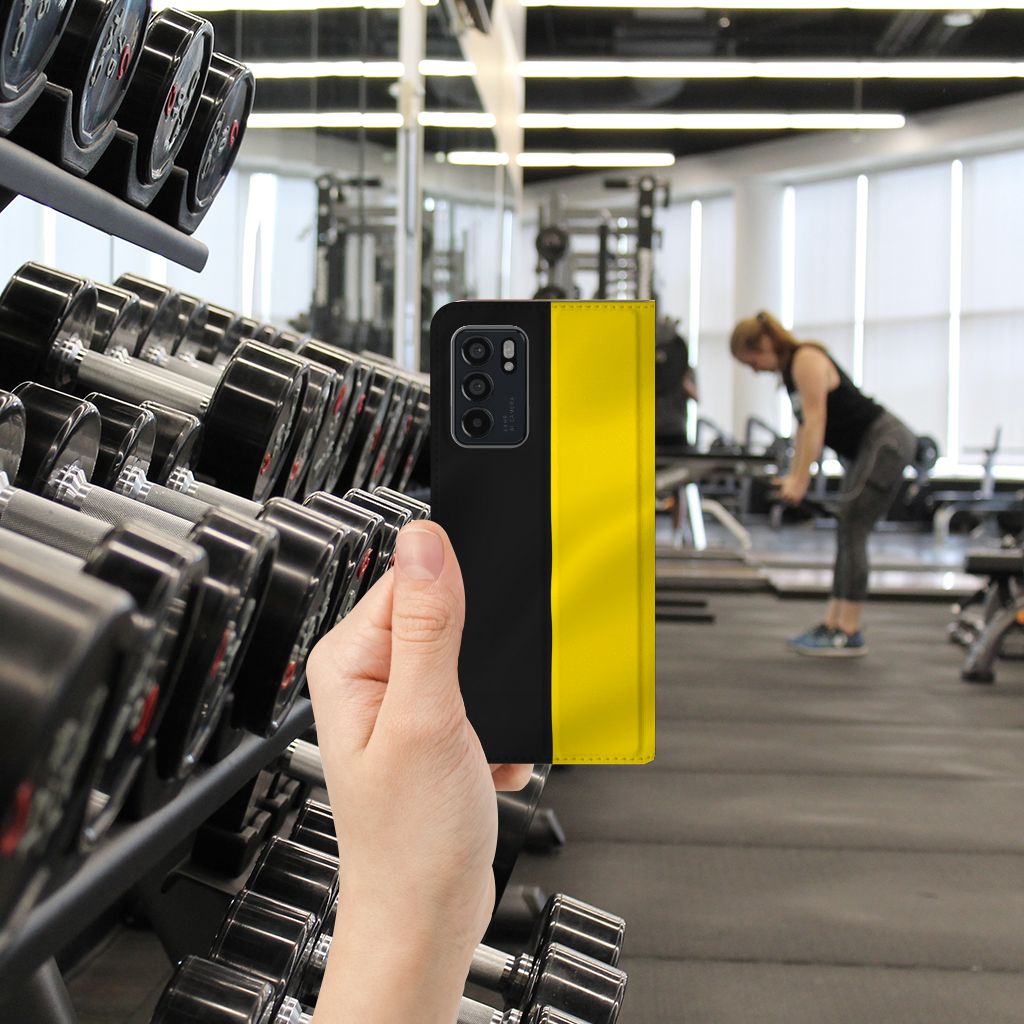 OPPO Reno6 5G Standcase Belgische Vlag - B2C Telecom