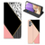 Samsung Galaxy A32 5G Stand Case Zwart Roze Vormen - B2C Telecom