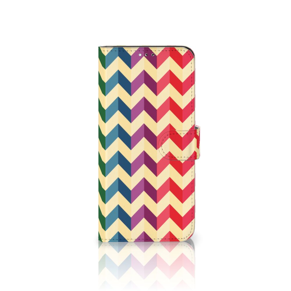 Samsung Galaxy A12 Telefoon Hoesje Zigzag Multi Color