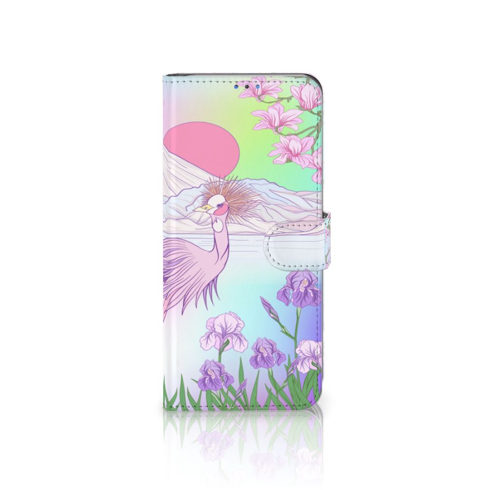 Motorola G8 Power Lite Telefoonhoesje met Pasjes Bird
