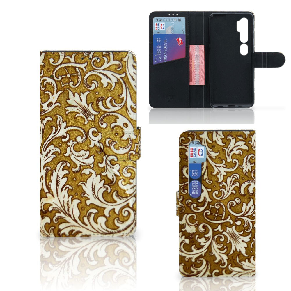 Wallet Case Xiaomi Mi Note 10 Pro Barok Goud