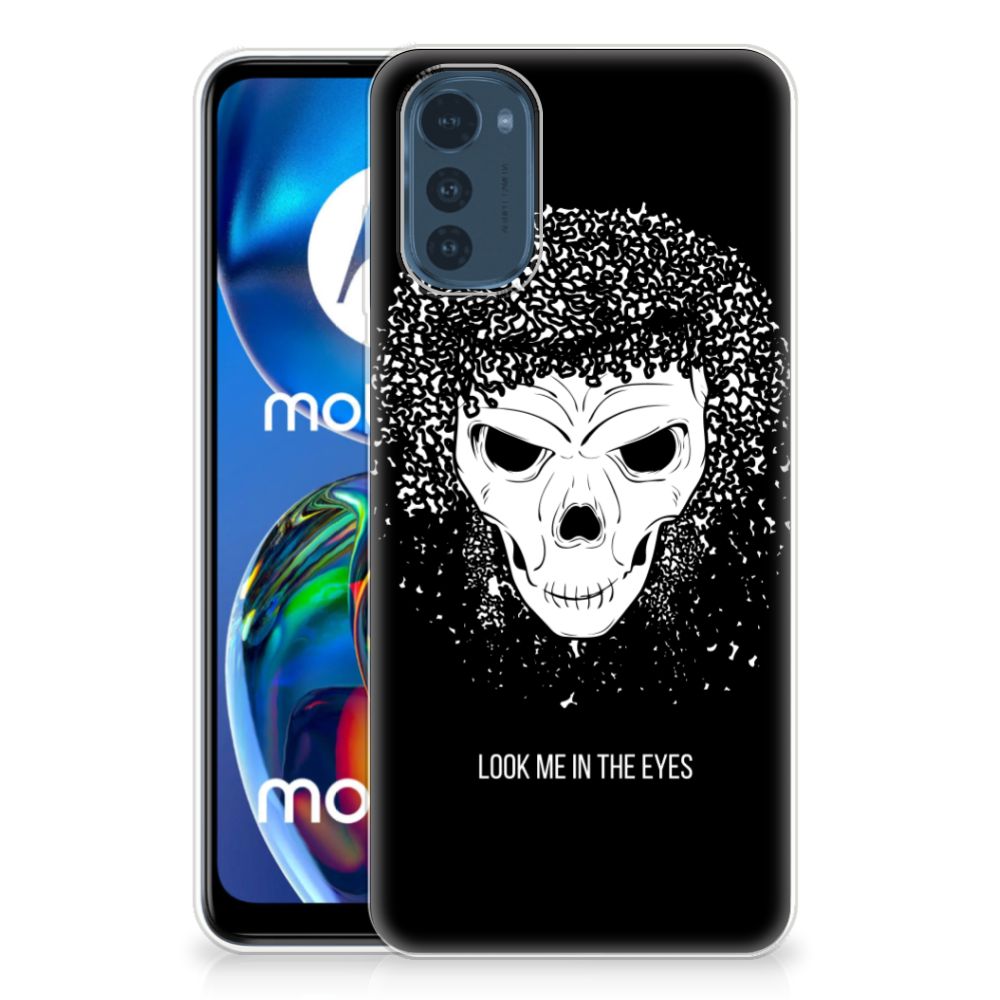 Silicone Back Case Motorola Moto E32/E32s Skull Hair