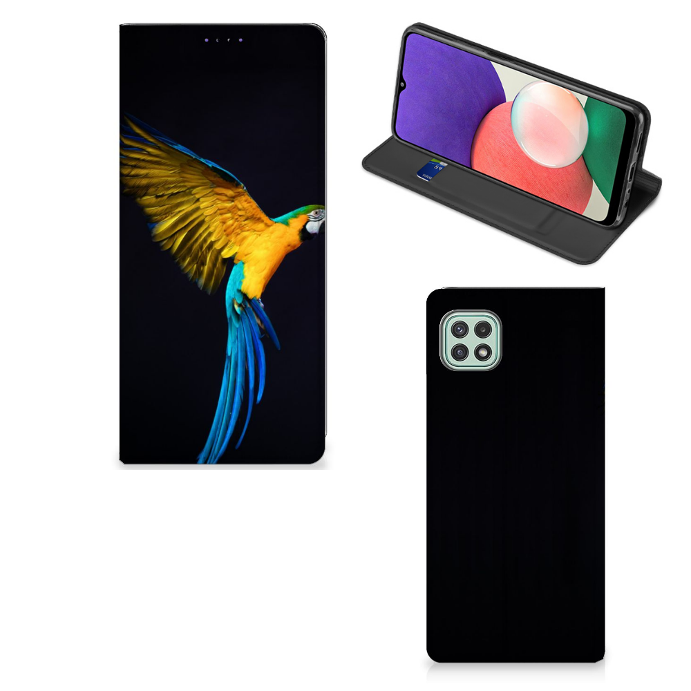 Samsung Galaxy A22 5G Hoesje maken Papegaai - B2C Telecom
