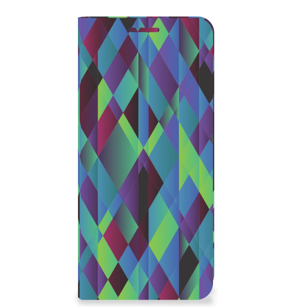 OPPO Reno6 5G Stand Case Abstract Green Blue - B2C Telecom