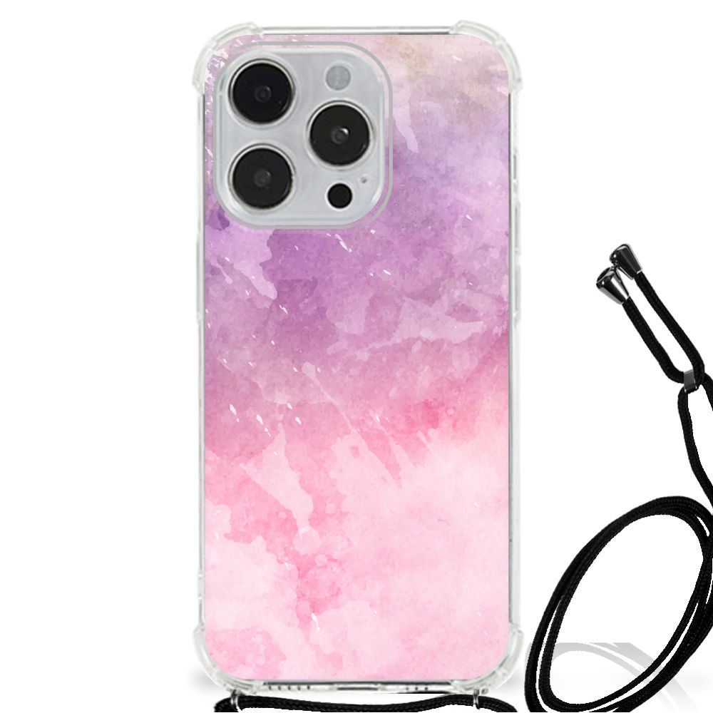 Back Cover iPhone 14 Pro Pink Purple Paint B2C Telecom
