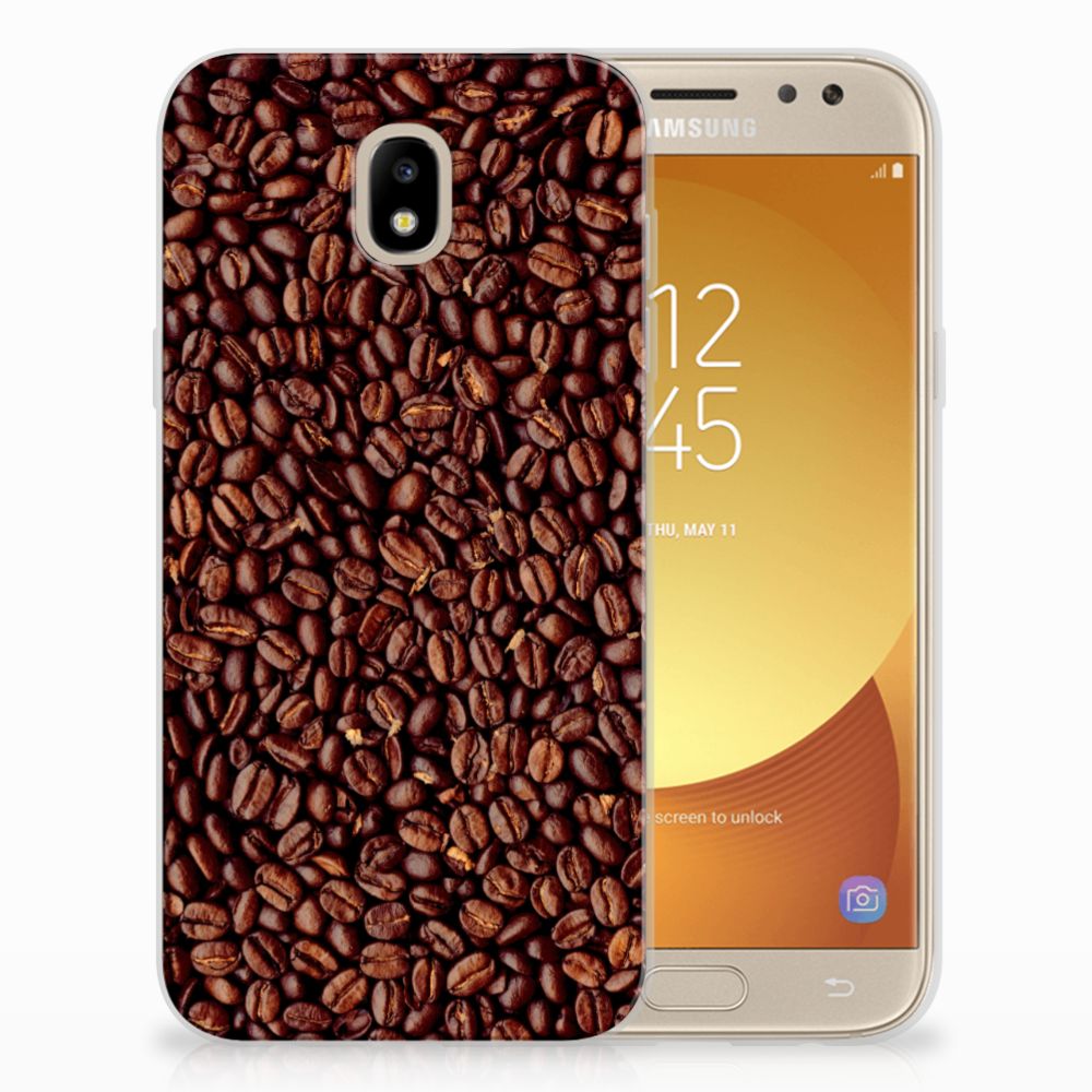 Samsung Galaxy J5 2017 Siliconen Case Koffiebonen