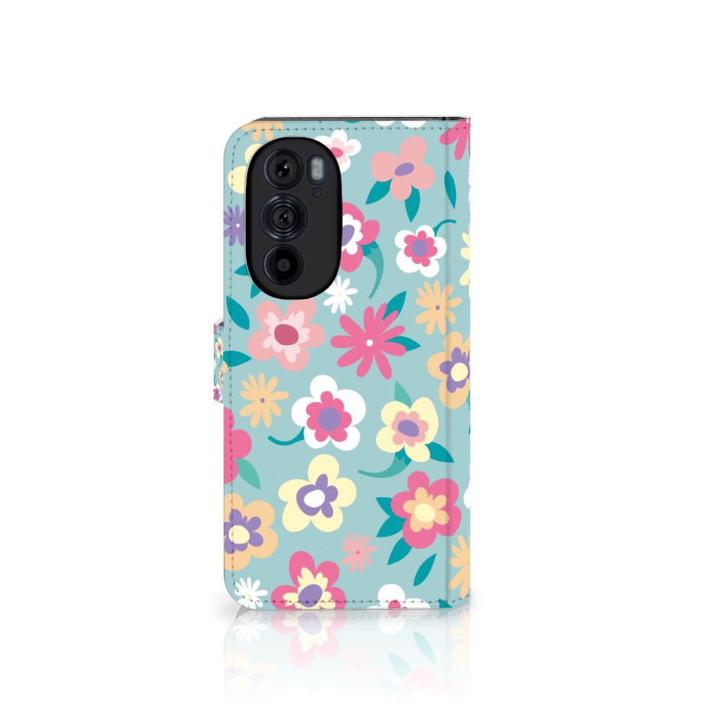 Motorola Edge 30 Pro Hoesje Flower Power