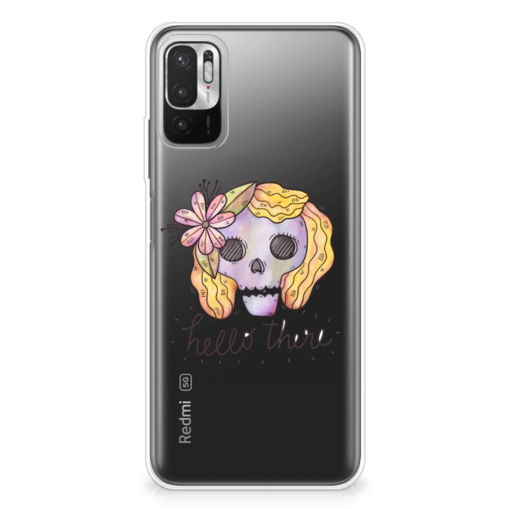 Silicone Back Case Xiaomi Redmi Note 10/10T 5G | Poco M3 Pro Boho Skull B2C Telecom
