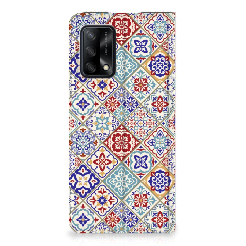OPPO A74 4G Standcase Tiles Color - B2C Telecom