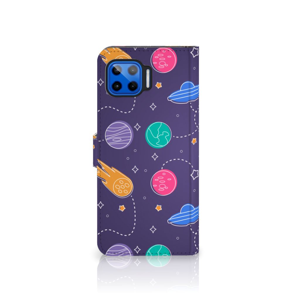Motorola Moto G 5G Plus Wallet Case met Pasjes Space