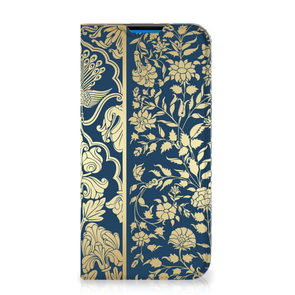 iPhone 14 Pro Max Smart Cover Beige Flowers - B2C Telecom