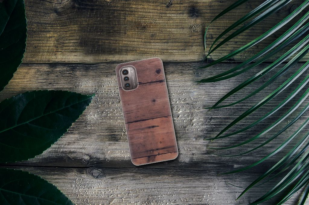 Nokia G21 | G11 Bumper Hoesje Old Wood B2C Telecom