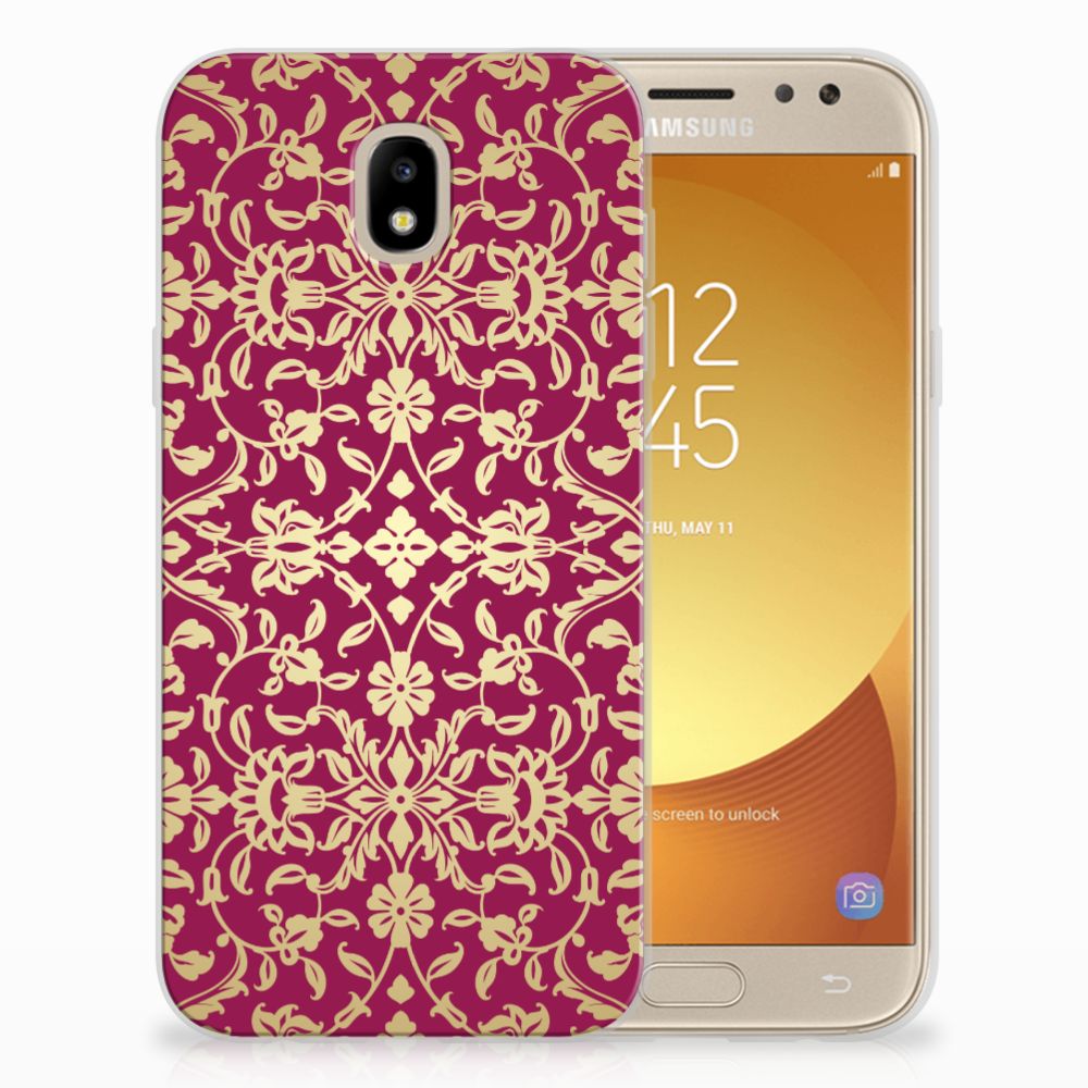 Siliconen Hoesje Samsung Galaxy J5 2017 Barok Pink